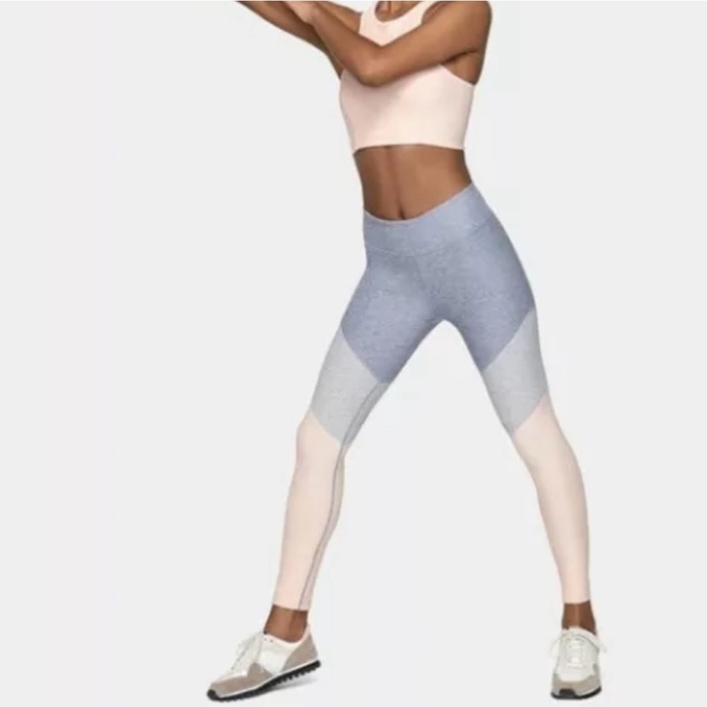 🌟SALE🌟 outdoor voices pink and blue leggings medium​​​​​​